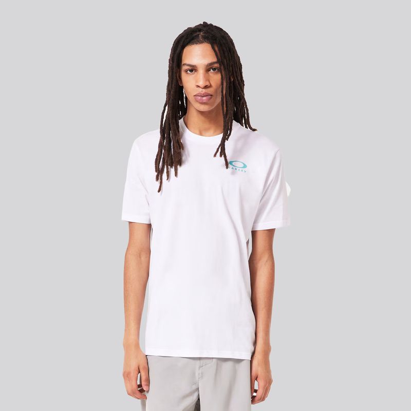 OAKLEY - Polera Hombre Golden Hour Bark Oakley White