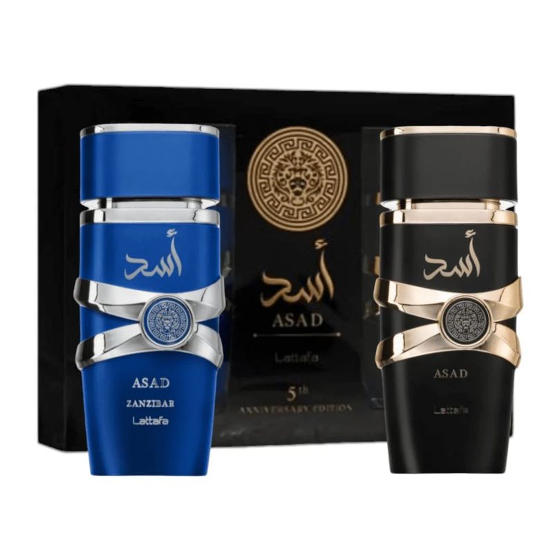 LATTAFA - Estuche Asad Edp 100ml + Asad Zanzibar Edp 100ml Hombre