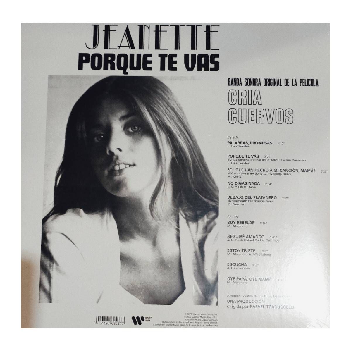 GRUPO LASER DISC - VINILO JEANETTE PORQUE TE VAS 1LP