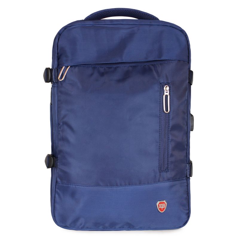 SWISS BAG - Mochila de viaje Viral azul con usb Swiss Bag