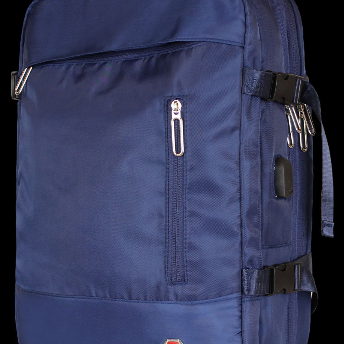 SWISS BAG - Mochila de viaje Viral azul con usb Swiss Bag