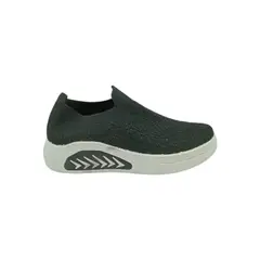 HERIEL - Zapatilla Negra Textil Mujer.