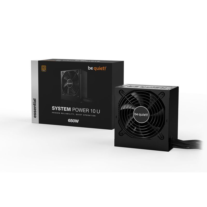 BE QUIET - Fuente de Poder 650W Be Quiet! System Power 10 U, 80 PLUS Bronze
