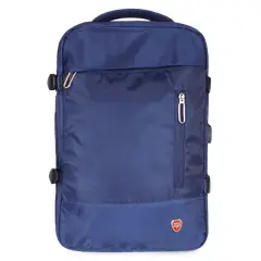 SWISS BAG - Mochila Viral azul con usb