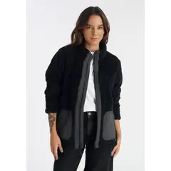 NIMTU - Chaqueta Clavel Casual Negro