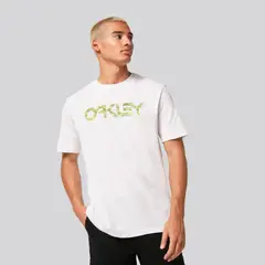 OAKLEY - Polera Hombre B1B Sun White/Green