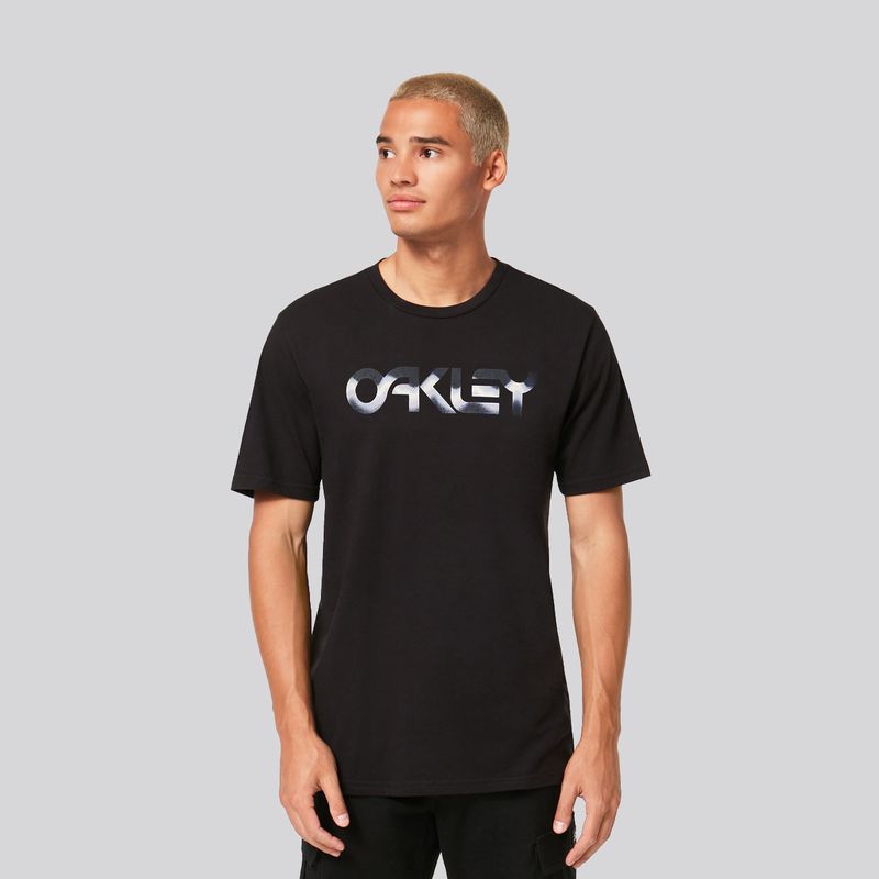 OAKLEY - Polera Hombre B1B Sun Oakley Black/White