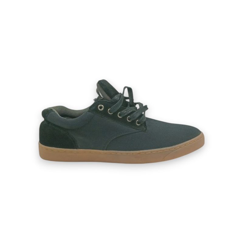 HERIEL - Zapatilla Negra Baja Mujer.
