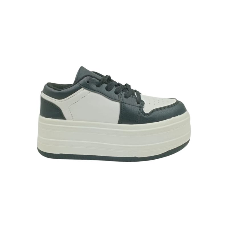 HERIEL - Zapatilla Blanca Plataforma Mujer
