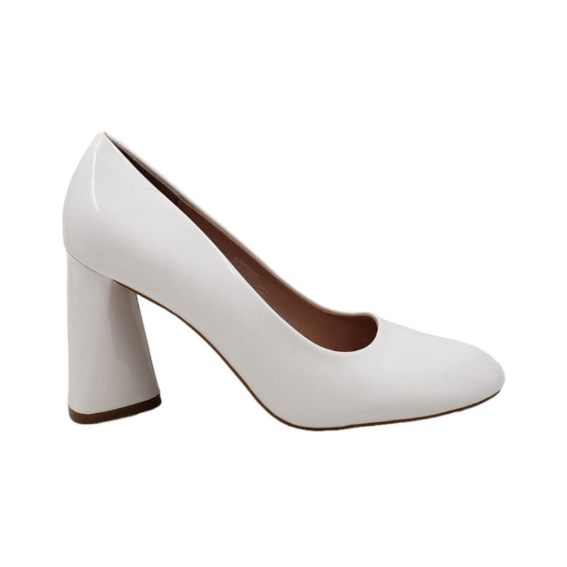 HERIEL - Zapato Blanco Taco Mujer