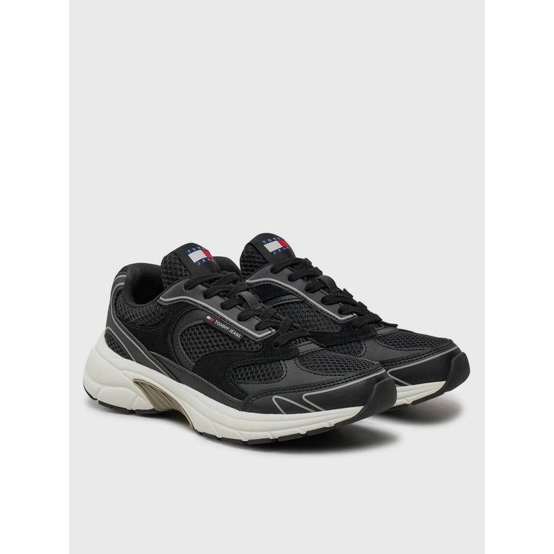 TOMMY HILFIGER - Zapatillas The Coney Con Paneles De Malla Negro Tommy Jeans