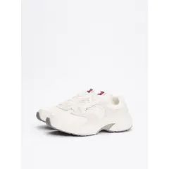 TOMMY HILFIGER - Zapatillas The Coney Con Paneles De Malla Blanco Tommy Jeans