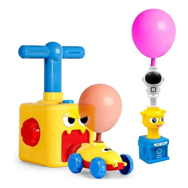 GENERICO - Juguete Juego Bombin Lanzador De Auto 12Globos Cohetes AM