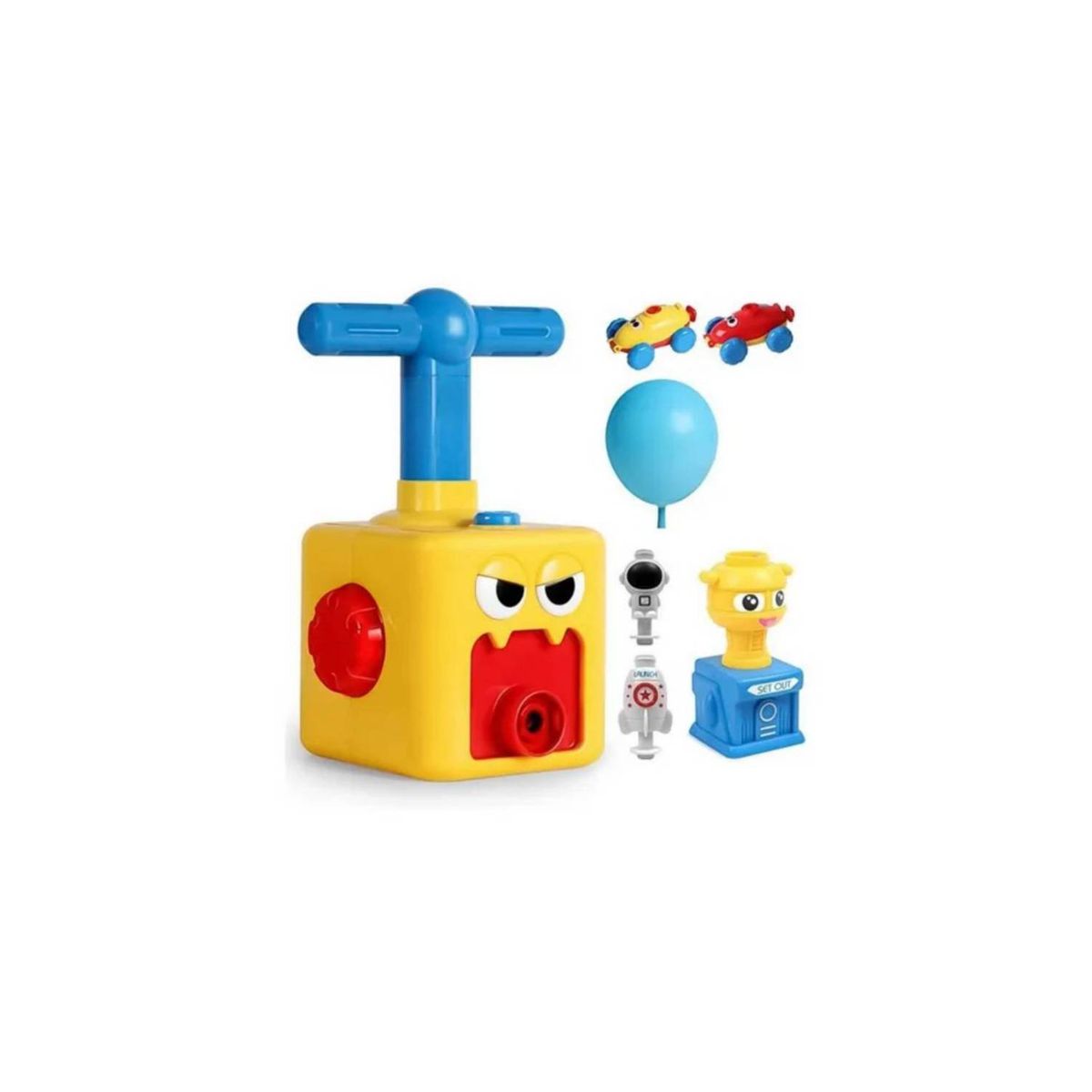 GENERICO - Juguete Juego Bombin Lanzador De Auto 12Globos Cohetes AM