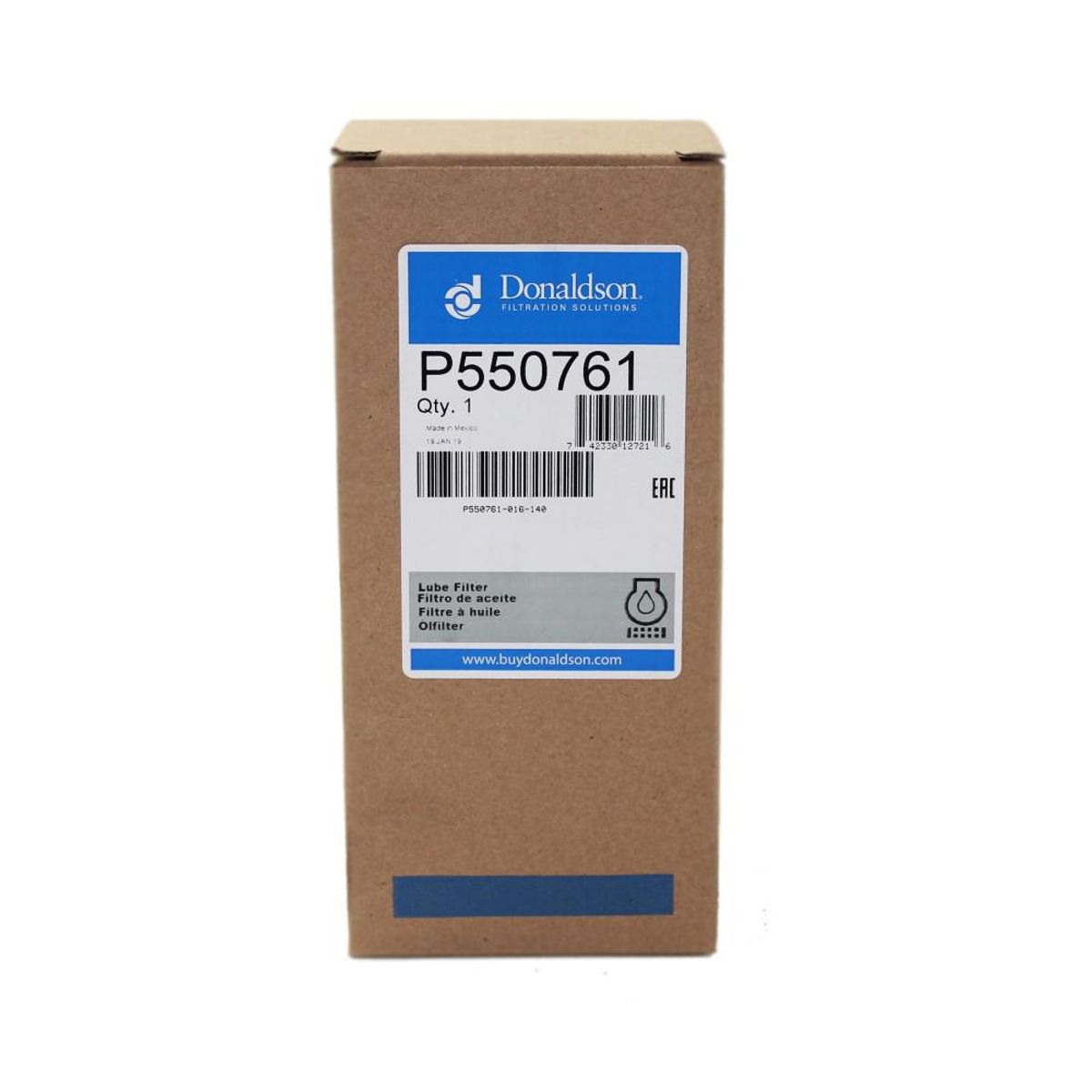 DONALDSON - FILTRO ACEITE MOTOR DONALDSON P550761