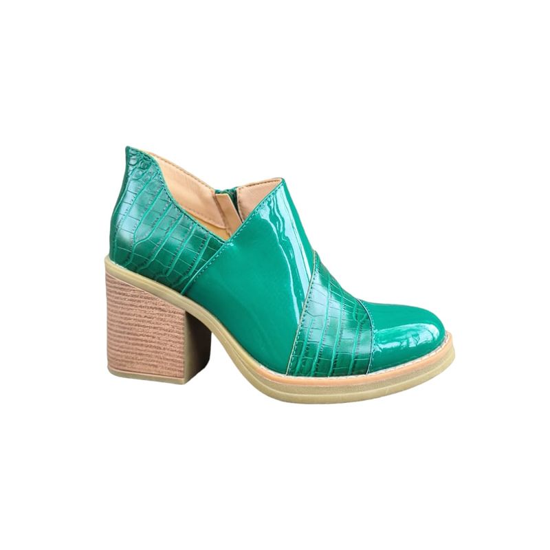 HERIEL - Zapato Colores Charol Taco Mujer