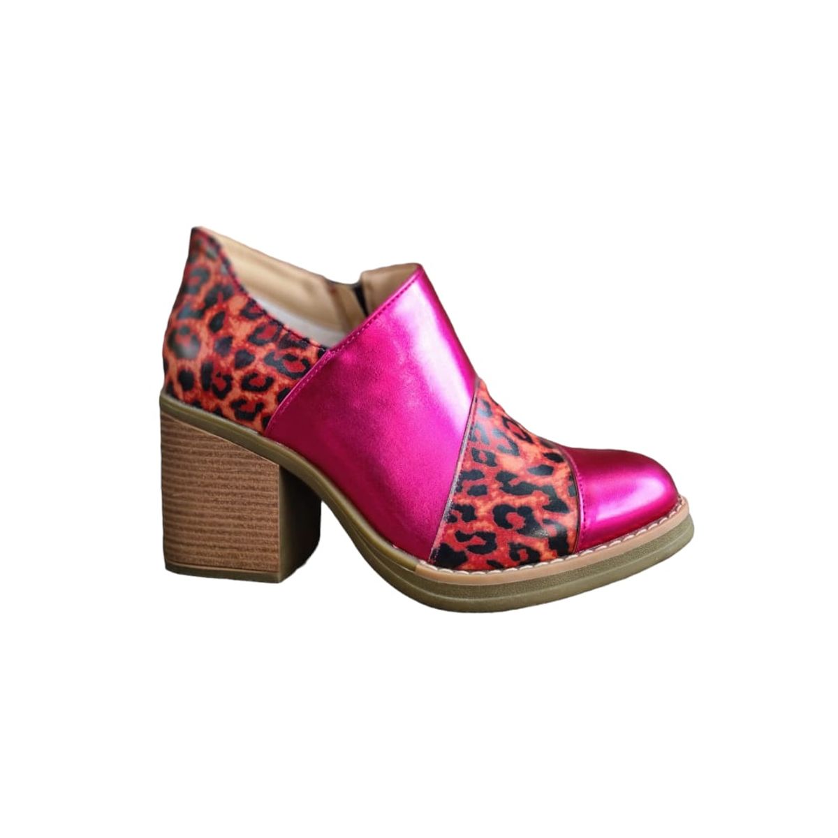 HERIEL - Zapato Colores Charol Taco Mujer