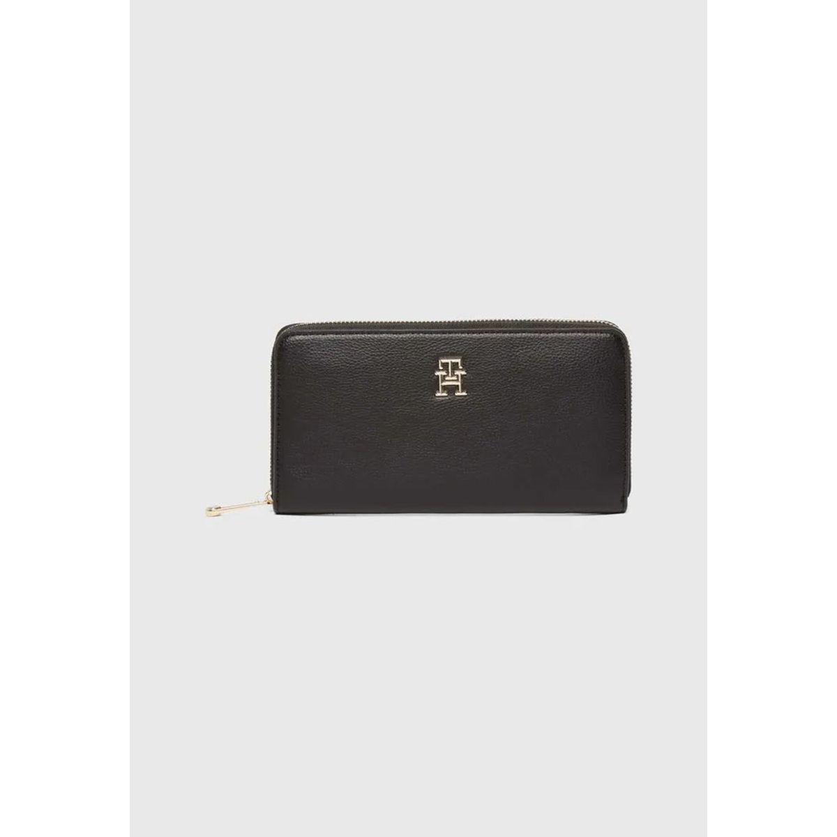 TOMMY HILFIGER - Billetera Soft Con Cierre Negro Tommy Hilfiger