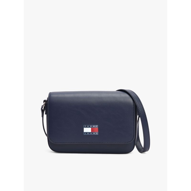 TOMMY HILFIGER - Bandolera Essential Con Solapa Azul Tommy Jeans