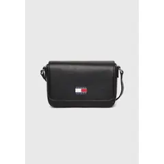 TOMMY HILFIGER - Bandolera Essential Con Solapa Negro Tommy Jeans