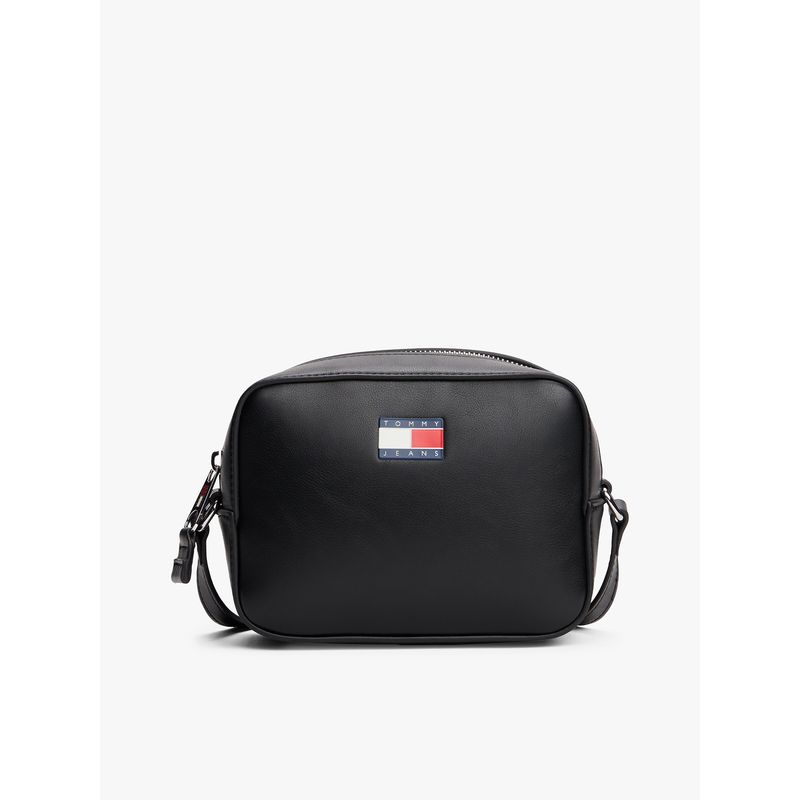 TOMMY HILFIGER - Bandolera Essential Must Con Logo Negro Tommy Jeans