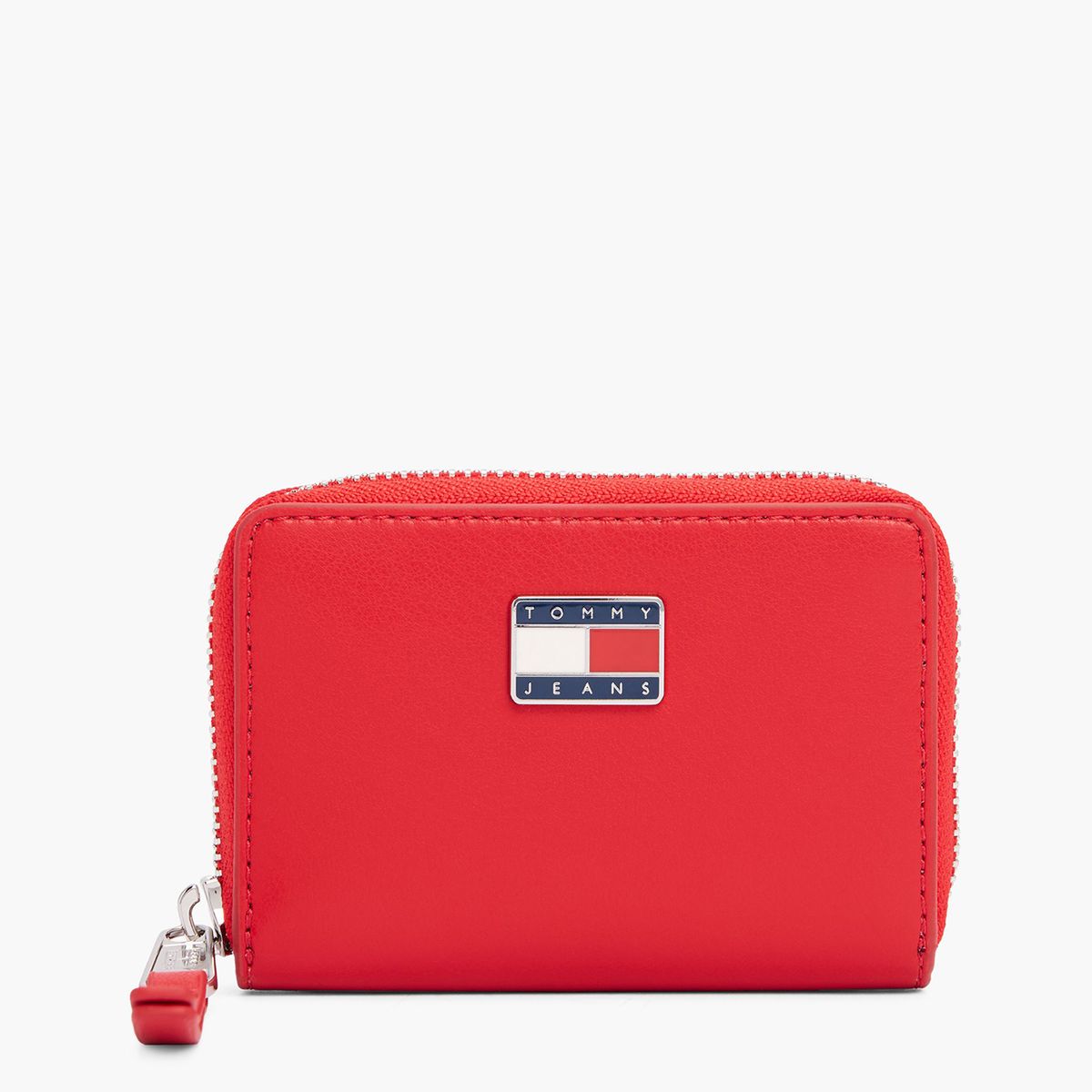 TOMMY HILFIGER - Billetera Pillow Con Logo Rojo Tommy Jeans