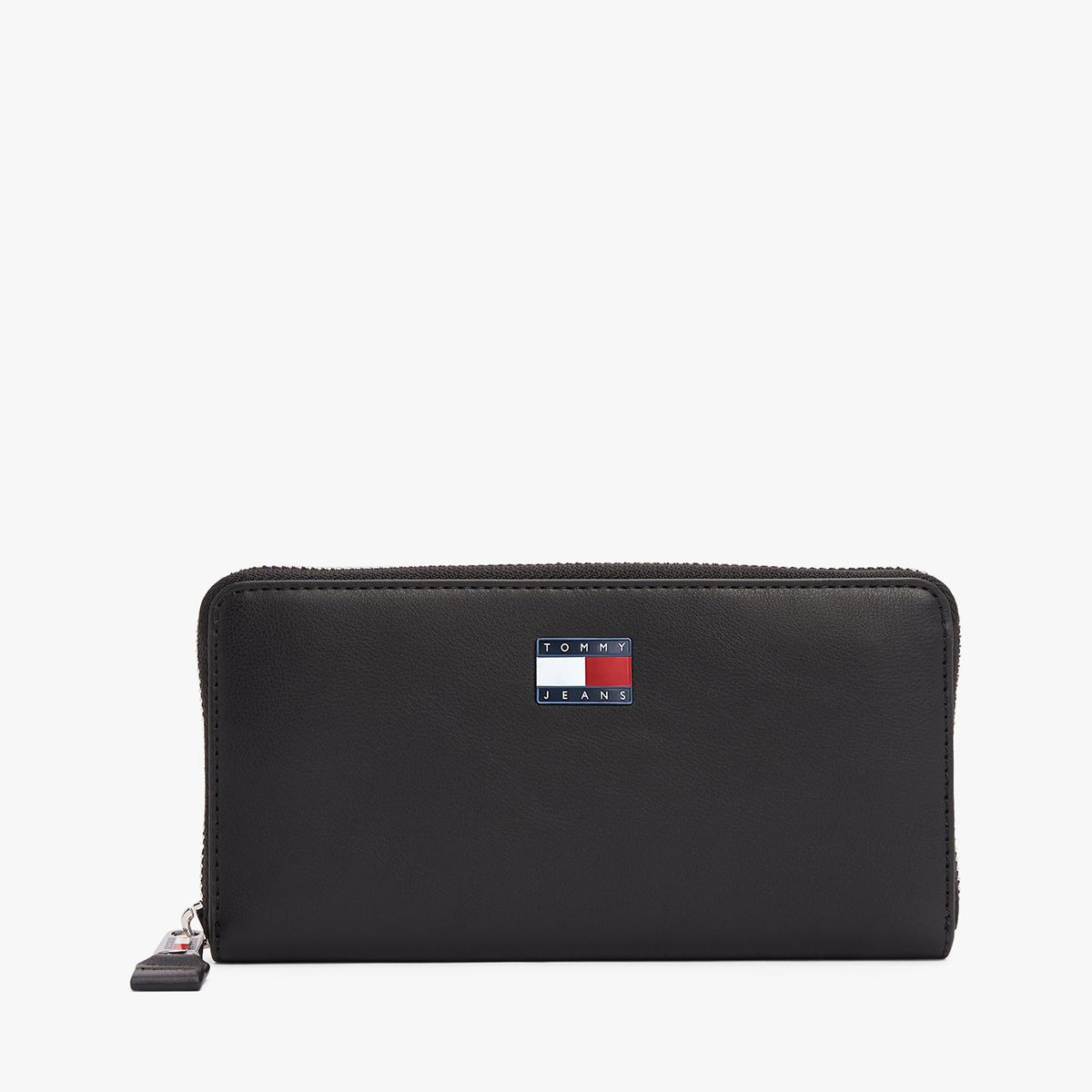 TOMMY HILFIGER - Billetera Essential Con Cremallera Negro Tommy Jeans