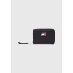 TOMMY HILFIGER - Billetera Pillow Con Logo Negro Tommy Jeans
