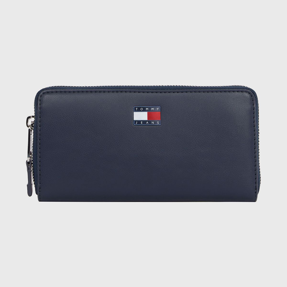 TOMMY HILFIGER - Billetera Essential Con Cremallera Azul Tommy Jeans