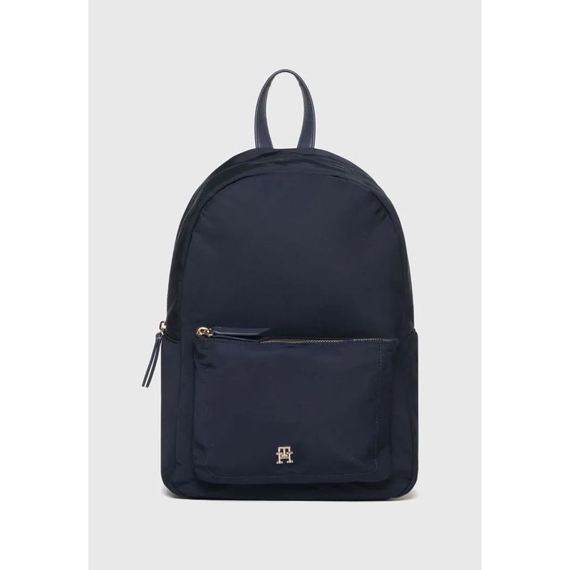 TOMMY HILFIGER - Mochila Con Monogram Logo Azul Tommy Hilfiger