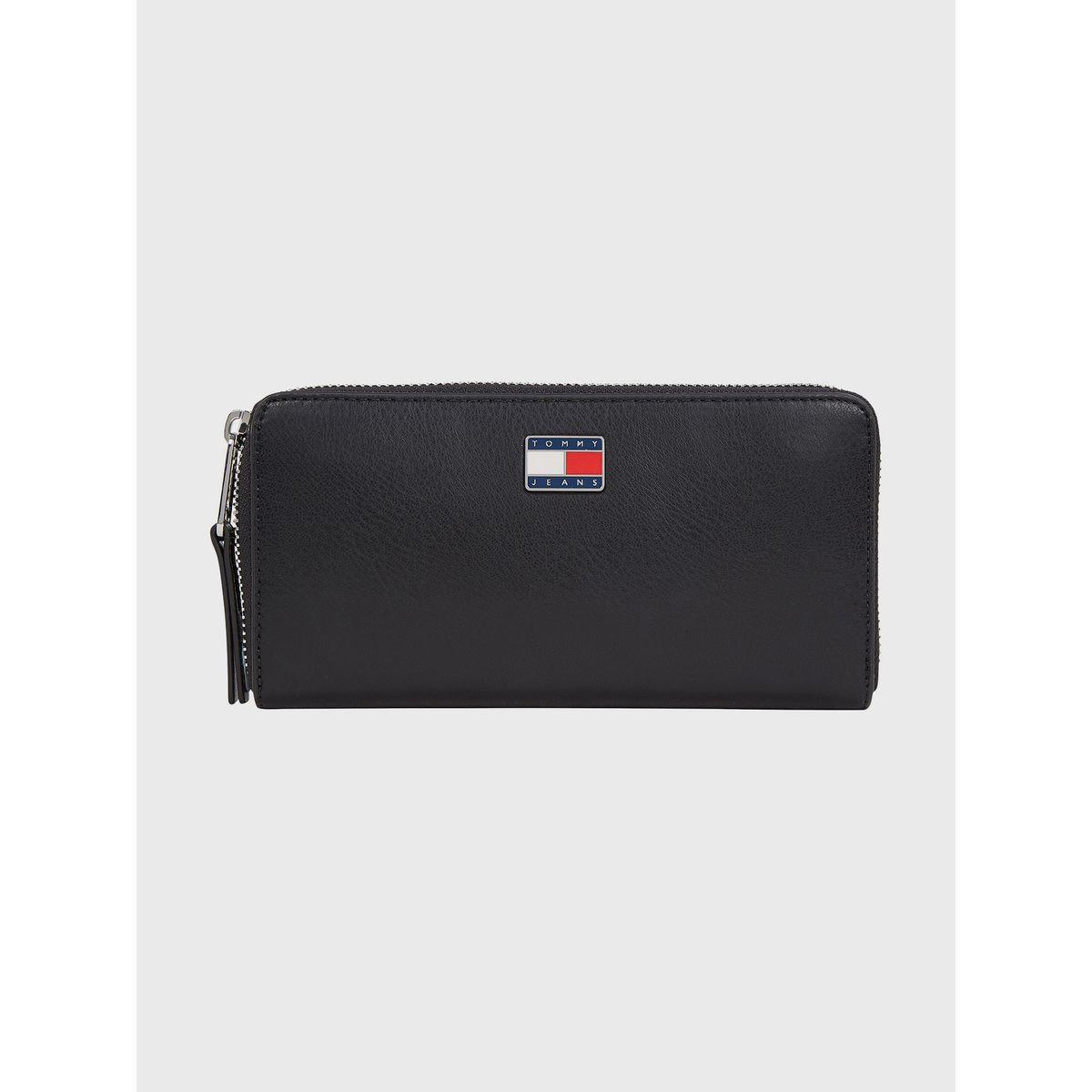 TOMMY HILFIGER - Billetera Pillow Con Cierre Negro Tommy Jeans
