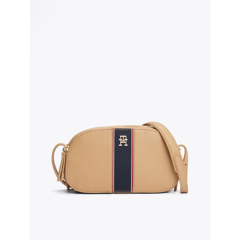 TOMMY HILFIGER - Bandolera Texturizada Legacy Beige Tommy Hilfiger