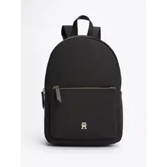 TOMMY HILFIGER - Mochila Con Monogram Logo Negro