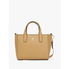 TOMMY HILFIGER - Mini Tote Th Soft Logo Beige