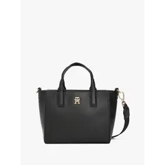 TOMMY HILFIGER - Mini Tote Th Soft Logo Negro