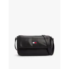 TOMMY HILFIGER - Bandolera Con Solapa Acolchada Negro Tommy Jeans