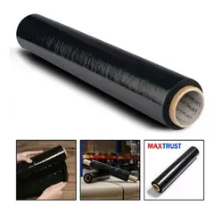 GENERICO - PAPEL Alusa Film Rollo Para Embalaje 250m 20 Micrones NEGRO