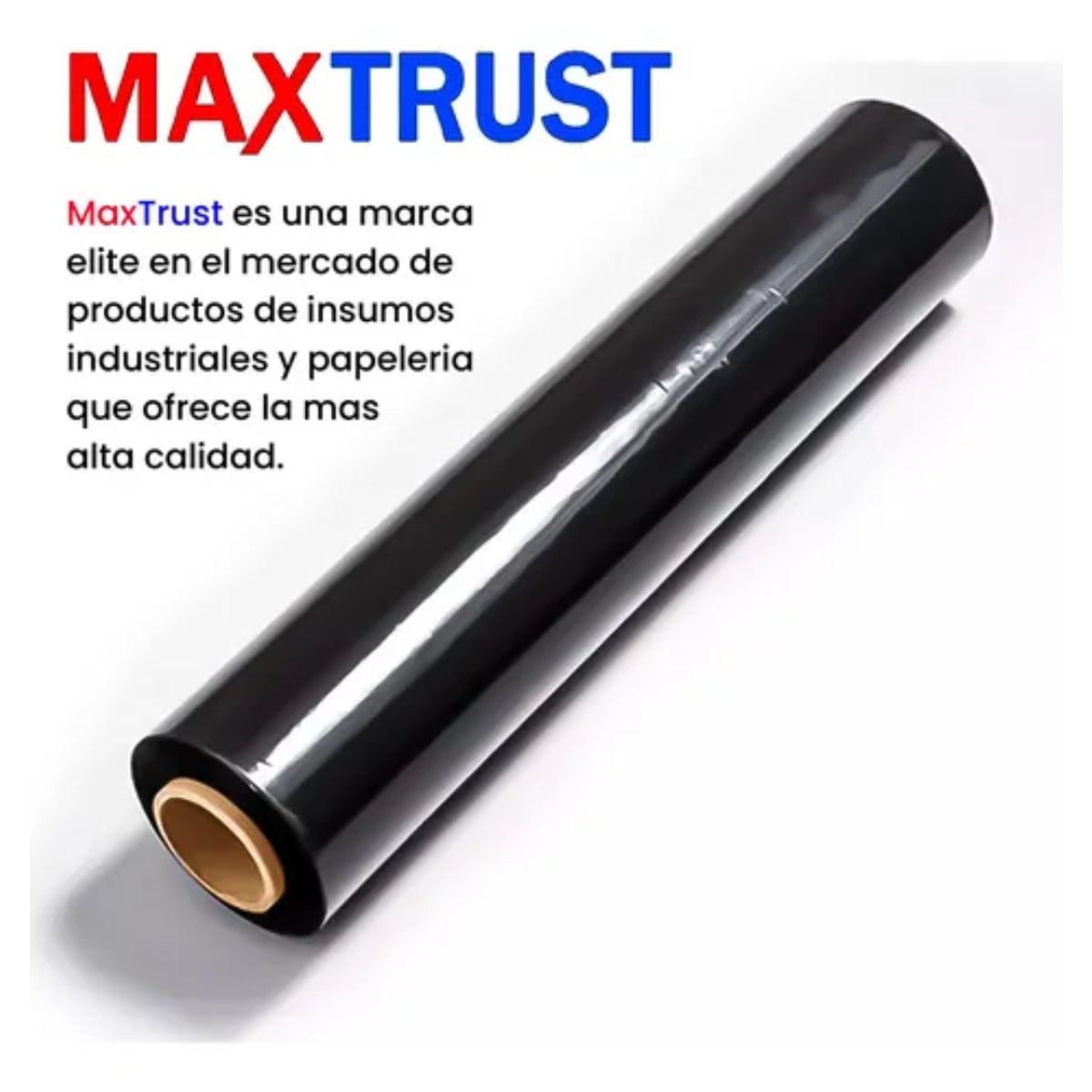 GENERICO - PAPEL Alusa Film Rollo Para Embalaje 250m 20 Micrones NEGRO