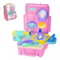 GENERICO - Mochila Juguete Mini Cosmeticos Maquillaje Actividades Niñas