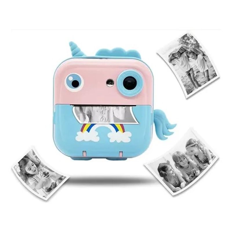 GENERICO - CAMARA DE IMPRESION INSTANTANEA PARA NIÑA UNICORNIO WYM