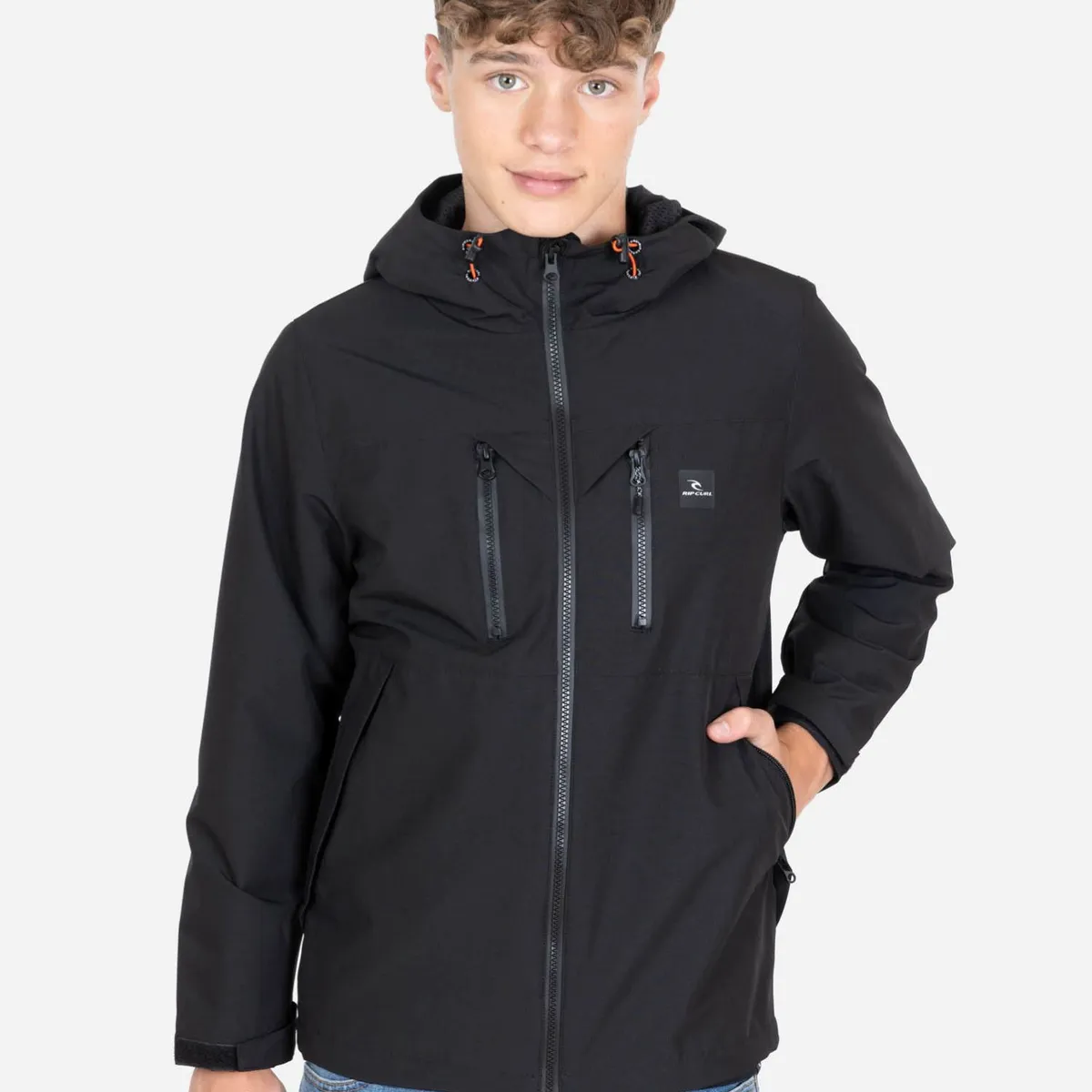 RIP CURL - Cortaviento RC Force Negro Infantil Rip Curl