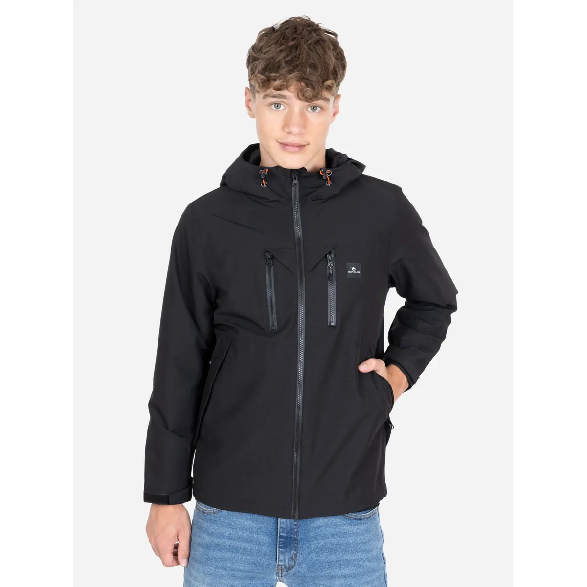 RIP CURL - Cortaviento RC Force Negro Infantil Rip Curl