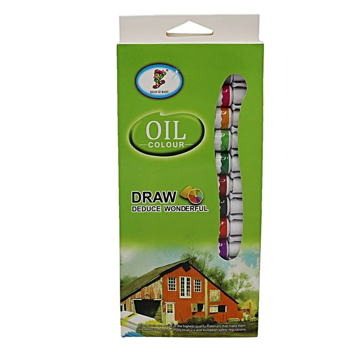 GENERICO - Set De Pintura Oleo 12 Colores Set De Arte Para Pinta