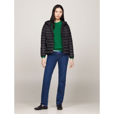 Imagen 2 del producto Parka Acolchada Con Logo Bordado Negro