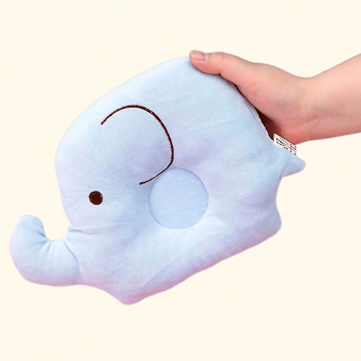 GENERICO - Almohada Con Diseño De Elefante Para Bebés Celeste