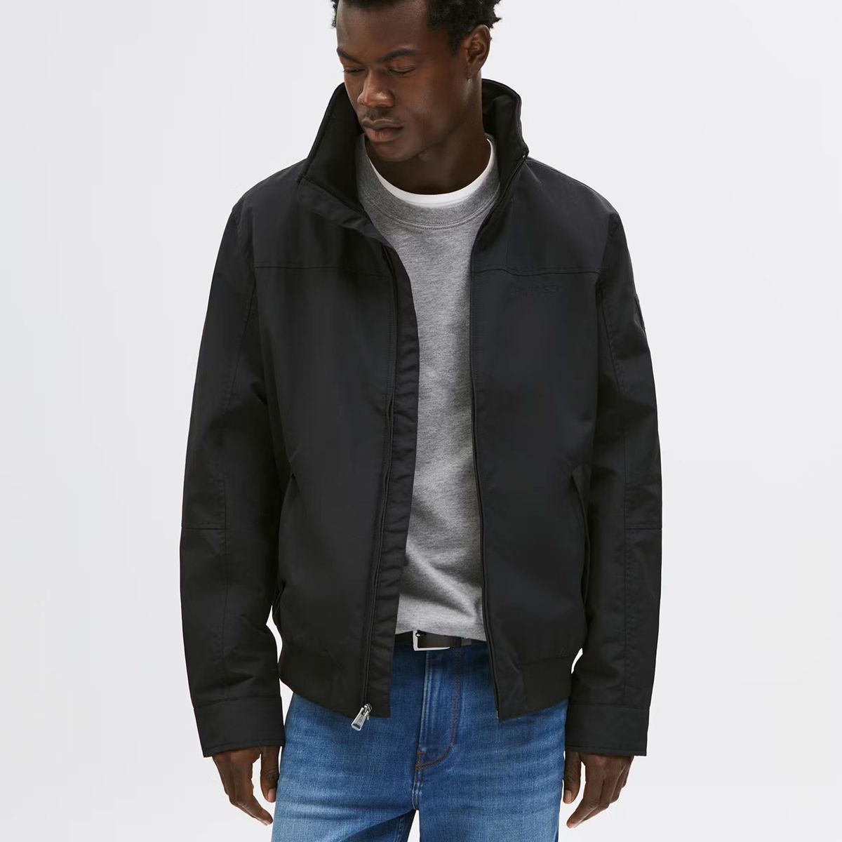 TOMMY HILFIGER - Chaqueta Classic Regatta Con Logo Negro Tommy Hilfiger