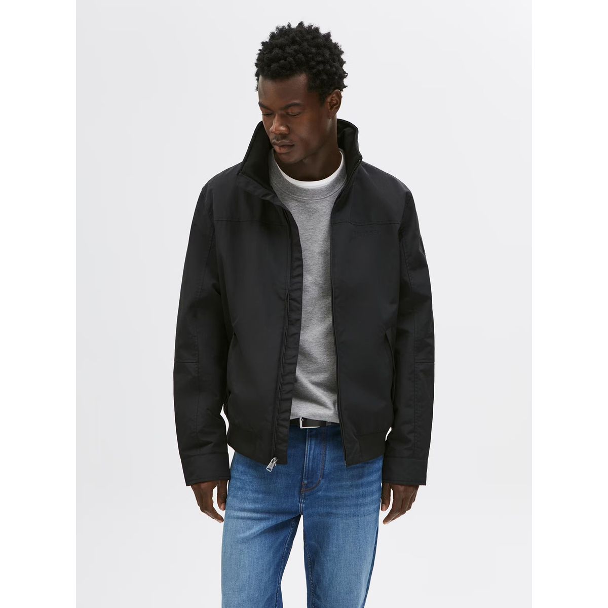 TOMMY HILFIGER - Chaqueta Classic Regatta Con Logo Negro Tommy Hilfiger