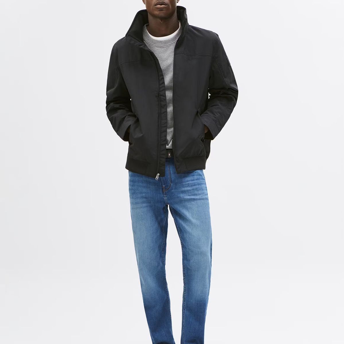 TOMMY HILFIGER - Chaqueta Classic Regatta Con Logo Negro Tommy Hilfiger