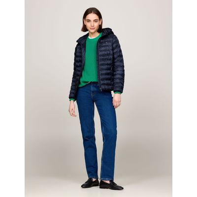 Imagen 2 del producto Parka Acolchada Con Logo Bordado Azul