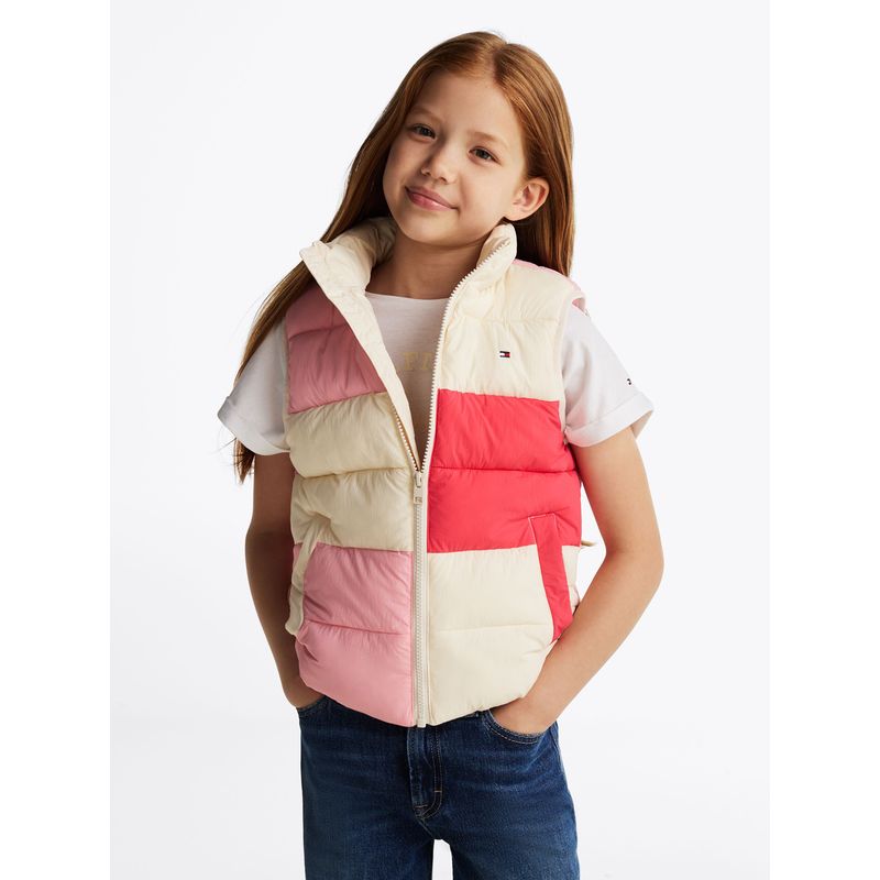 TOMMY HILFIGER - Chaqueta Vest Acolchada Color Block Multicolor Tommy Hilfiger